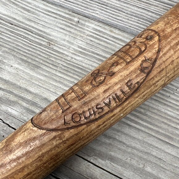 VTG Crackerjack Little League Hillerich & Bradsby Co. 02 Baseball Wood Bat 27" - Picture 5 of 15
